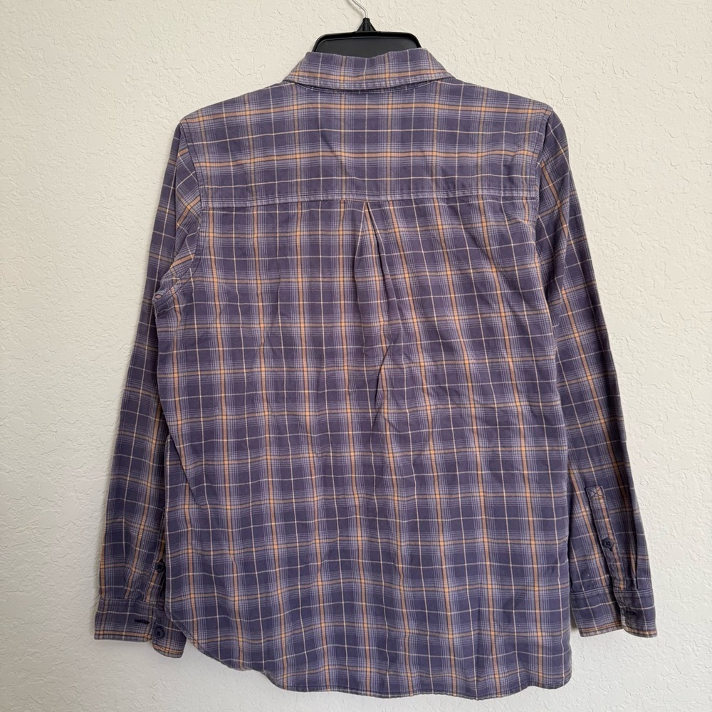 REI Co-op Plaid Flannel Button Up Shirt Size M Cabincore Granola Girl Outdoorsy - Picture 2 of 6